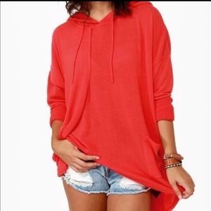Volcom Hooded Coral Sweater